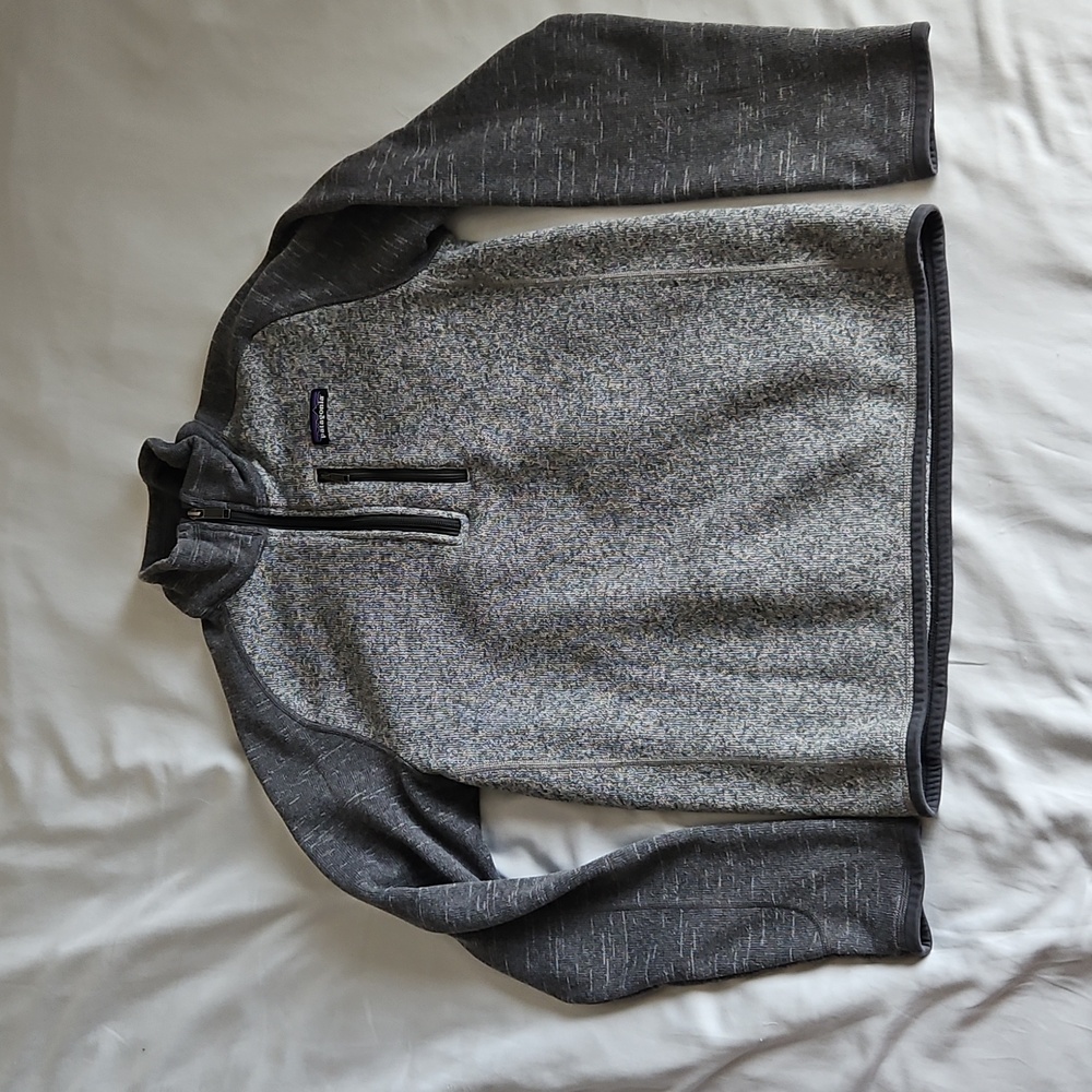 Patagonia Men's Better Sweater 1/4-Zip Grey Size Small